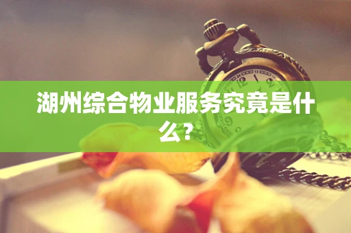 湖州综合物业服务究竟是什么？