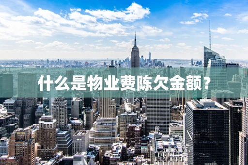 什么是物业费陈欠金额？