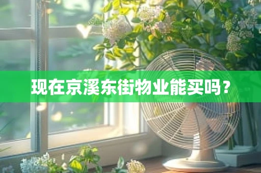 现在京溪东街物业能买吗？