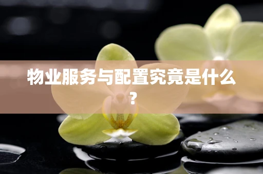 物业服务与配置究竟是什么？