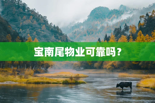 宝南尾物业可靠吗？