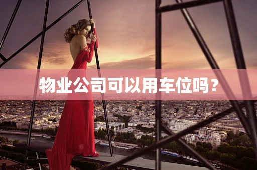 物业公司可以用车位吗？