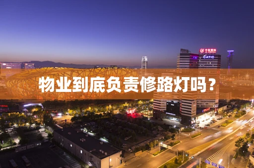 物业到底负责修路灯吗？