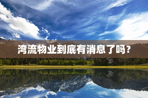 湾流物业到底有消息了吗？