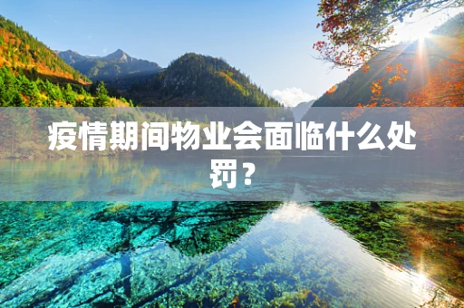 疫情期间物业会面临什么处罚？