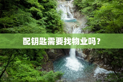 配钥匙需要找物业吗？