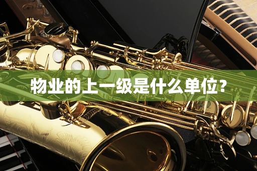 物业的上一级是什么单位？