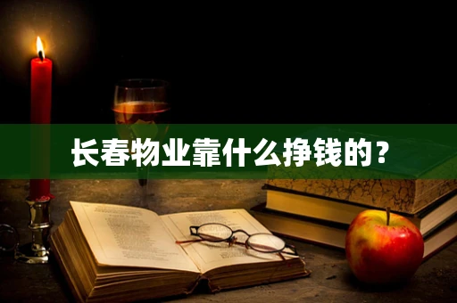 长春物业靠什么挣钱的？