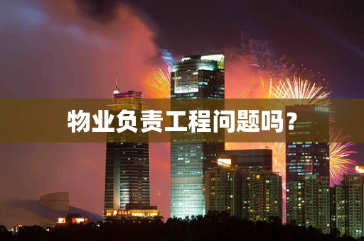物业负责工程问题吗？