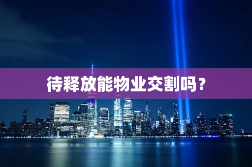 待释放能物业交割吗？
