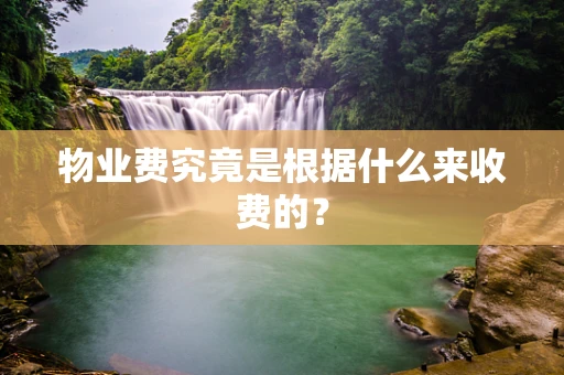 物业费究竟是根据什么来收费的？