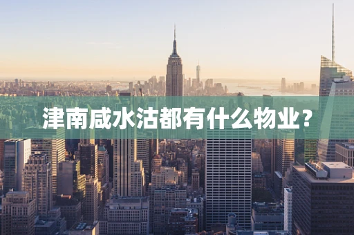 津南咸水沽都有什么物业？
