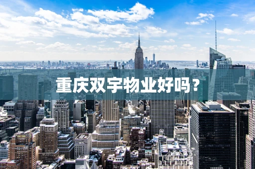 重庆双宇物业好吗？