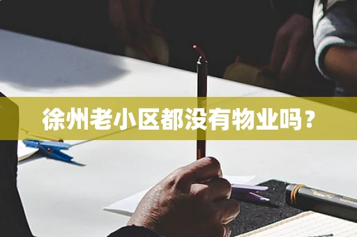 徐州老小区都没有物业吗？