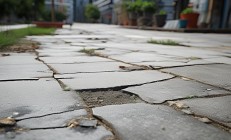 小区地面不平归物业管吗？