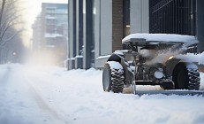 物业使用扫雪机违法吗？