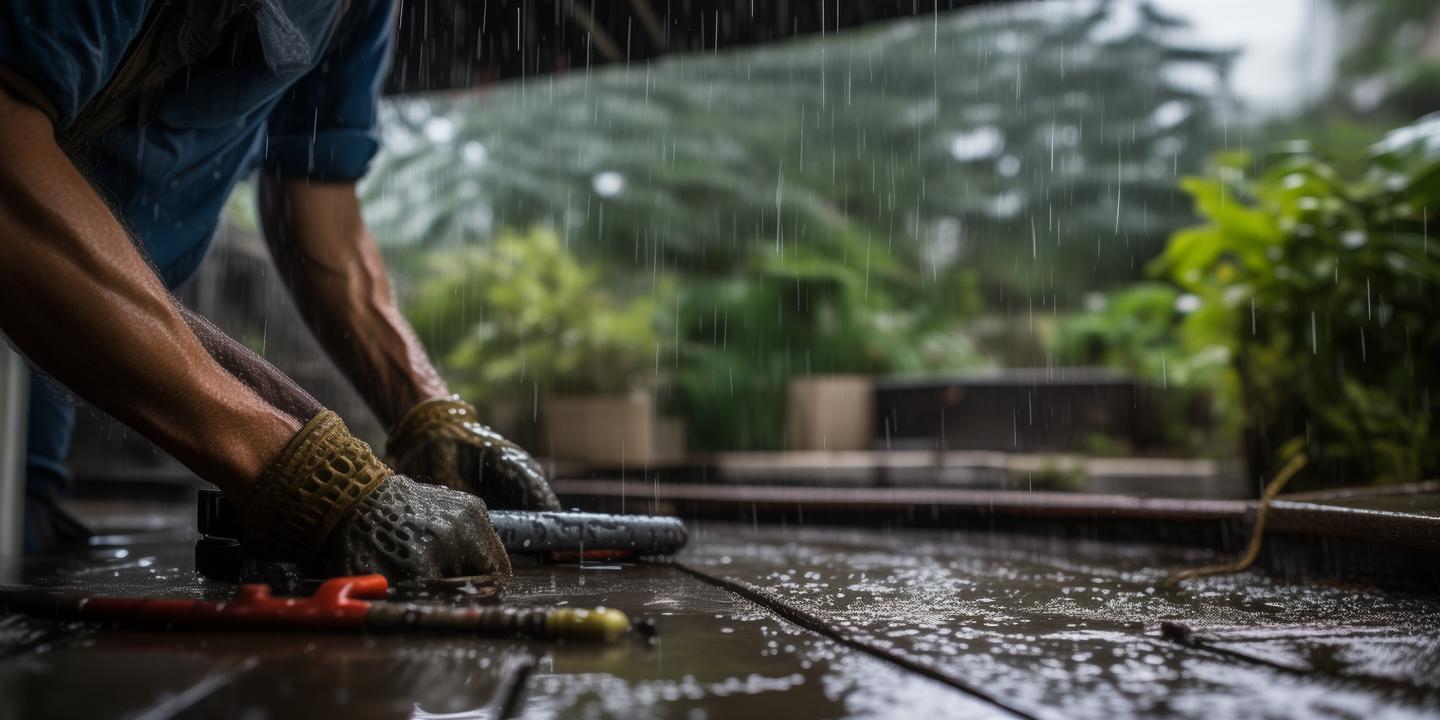 下雨天的物业人究竟在做什么？