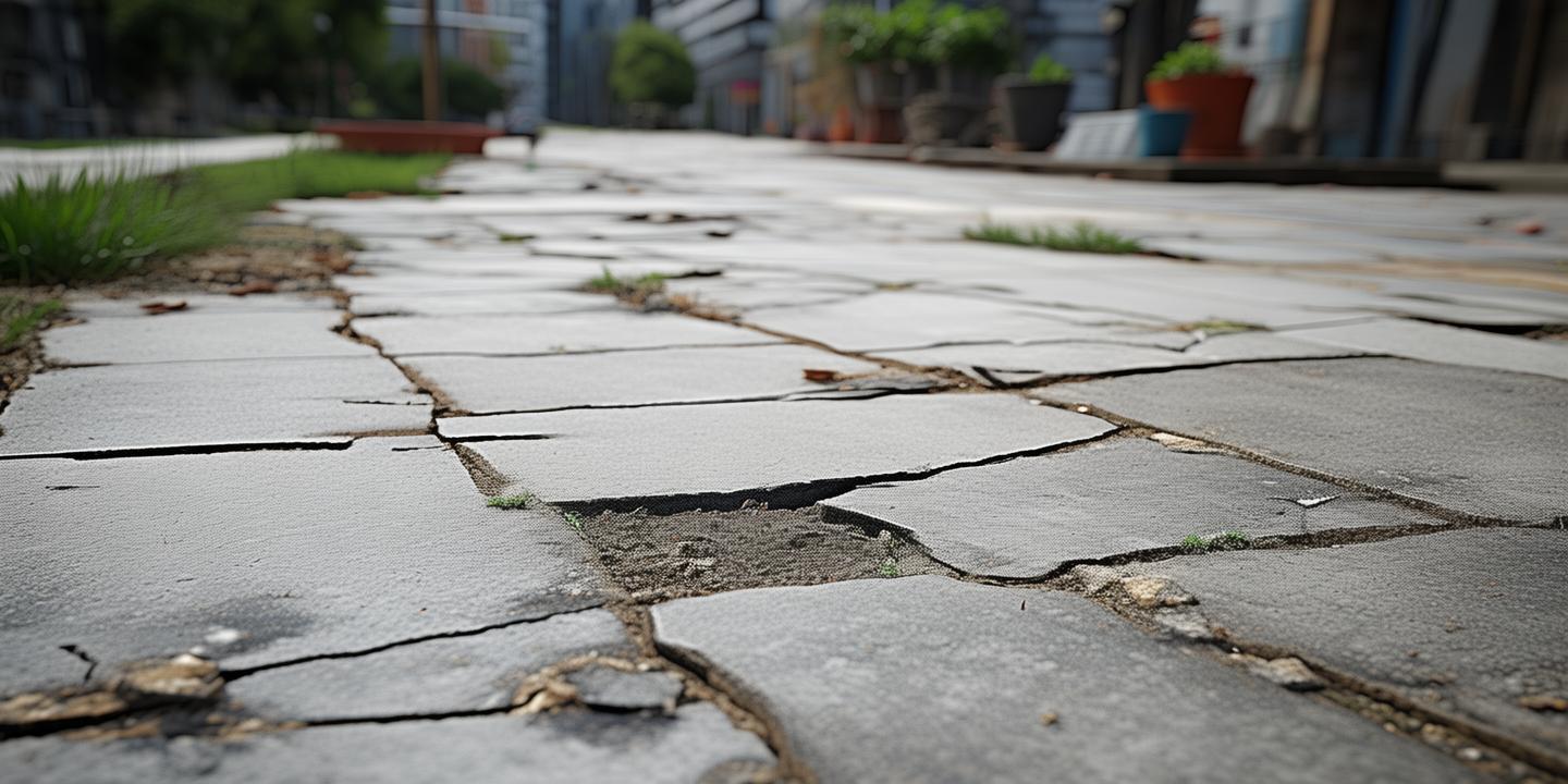 小区地面不平归物业管吗？